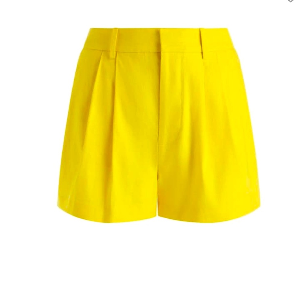 NWT Alice + Olivia 💛Yellow Linen Shorts💛